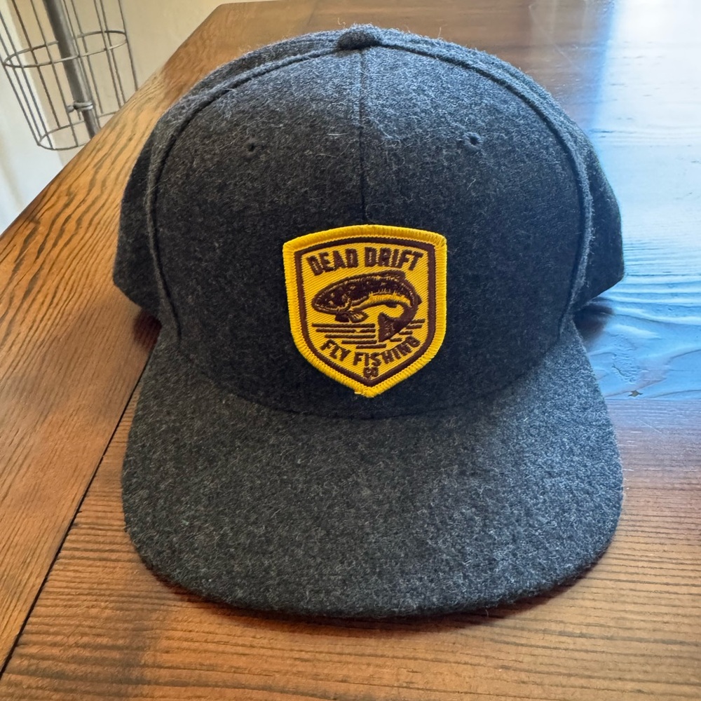 Dead Drift fly fishing SnapBack hat
